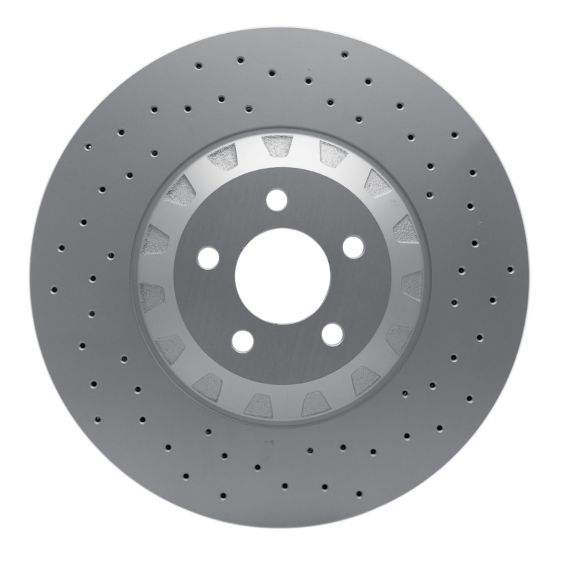Ford Mustang Brake Rotor (1) - Left Front - R1 Concepts - GeoSPEC Drilled - `16-`18 Ford Mustang Brake Rotor (1) - Left Front - R1 Concepts - GeoSPEC Drilled - `16-`18